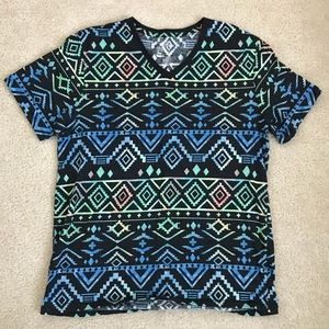 On The Byas, pattern tee, large